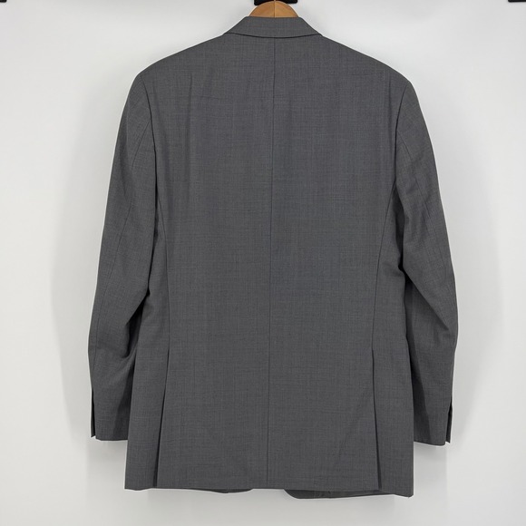 MICHAEL KORS Mens 40L Gray Wool Blend 2 Piece Suit With Dress Pants 32x32 - Picture 3 of 12